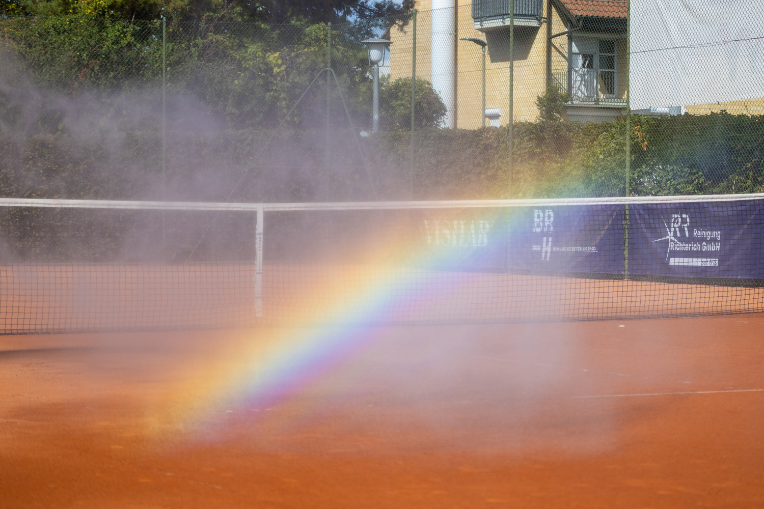 Rainbow Muttenz Open, Rainbow over clay