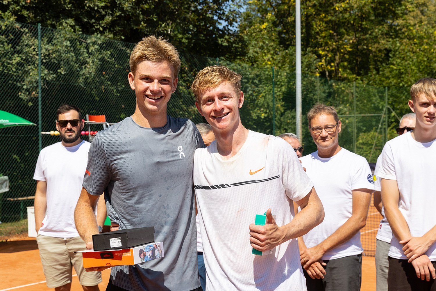 Finalisten Henry Bernet, Jeffrey Von Der Schulenburg Muttenz Open 2025, Henry Bernet, Jeffrey Von Der Schulenburg