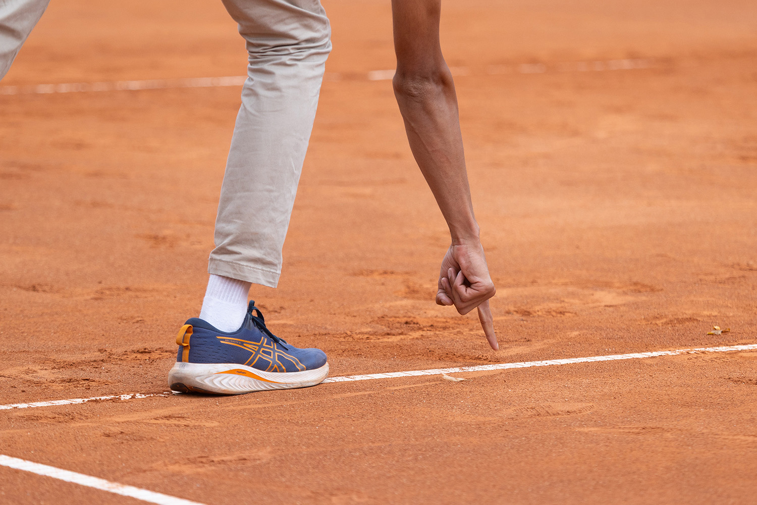 Chair Umpire in action Muttenz Open 2025, Chair Umpire
